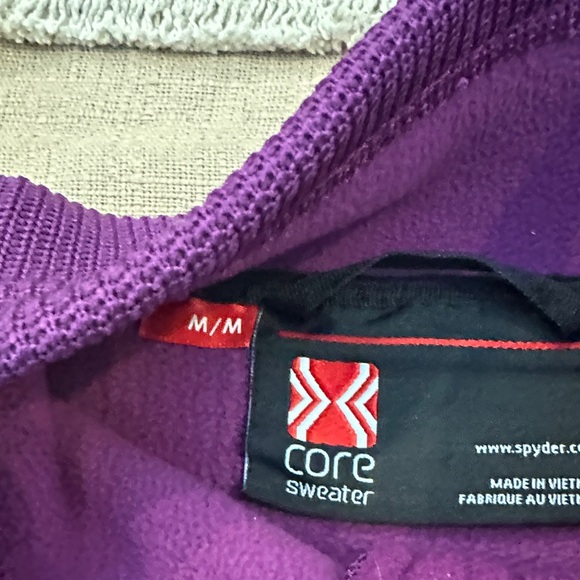 Spyder Women's Purple Cardigan Sweater - Picture 2 of 6